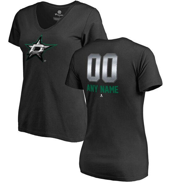 Women’s Dallas Stars Fanatics Branded Black Personalized Midnight ...